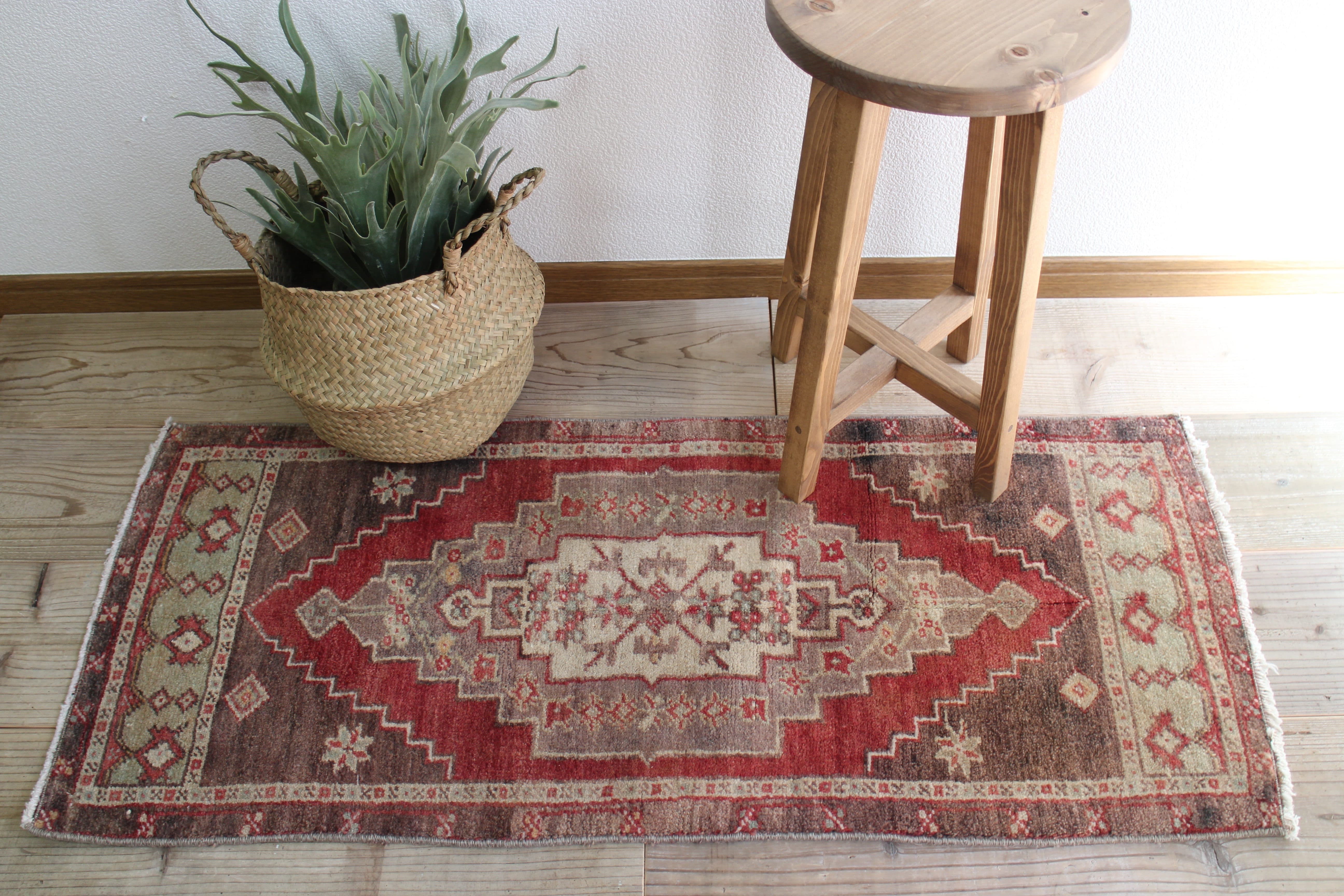 トルコ old Kilim オールドキリム ヴィンテージ ラグ-